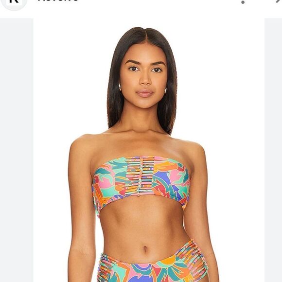 Stone Fox Swim Inez Top Bikini Top XS - Picture 1 of 4